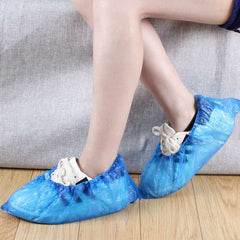 Disposable Plastic Shoe Covers Rain Overshoes Protector Waterproof Pack