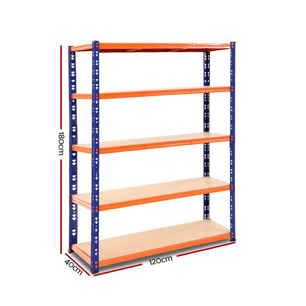1.8M Heavy - Duty 4 - Tier Storage Rack Warehouse Racking Industrial Shelving Storage Shelf Garage Shelves Rack Steel - Direct On Sale