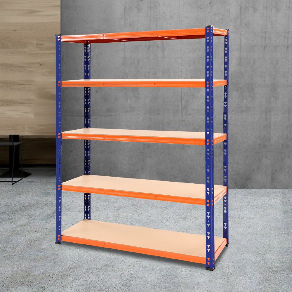 1.8M Heavy - Duty 4 - Tier Storage Rack Warehouse Racking Industrial Shelving Storage Shelf Garage Shelves Rack Steel - Direct On Sale