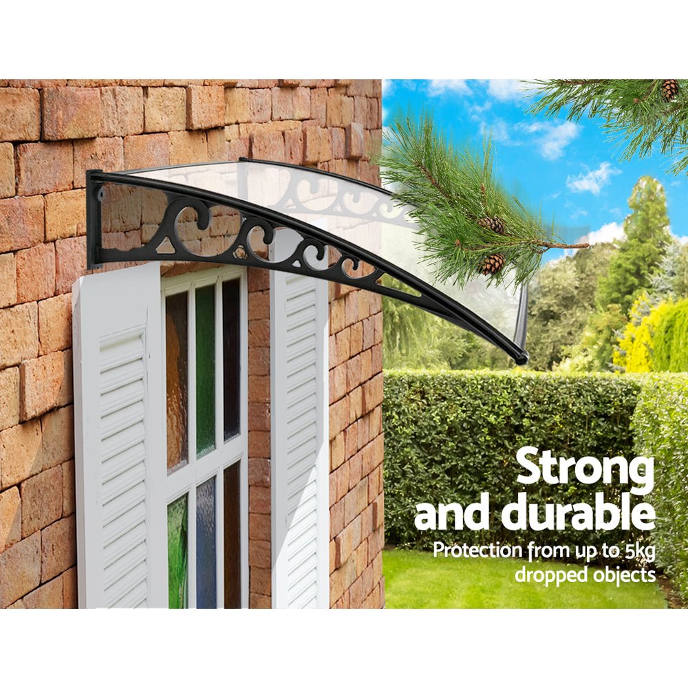 1m x 4m Window Door Awning Door Canopy Patio UV Sun Shield Transparent DIY - Direct On Sale
