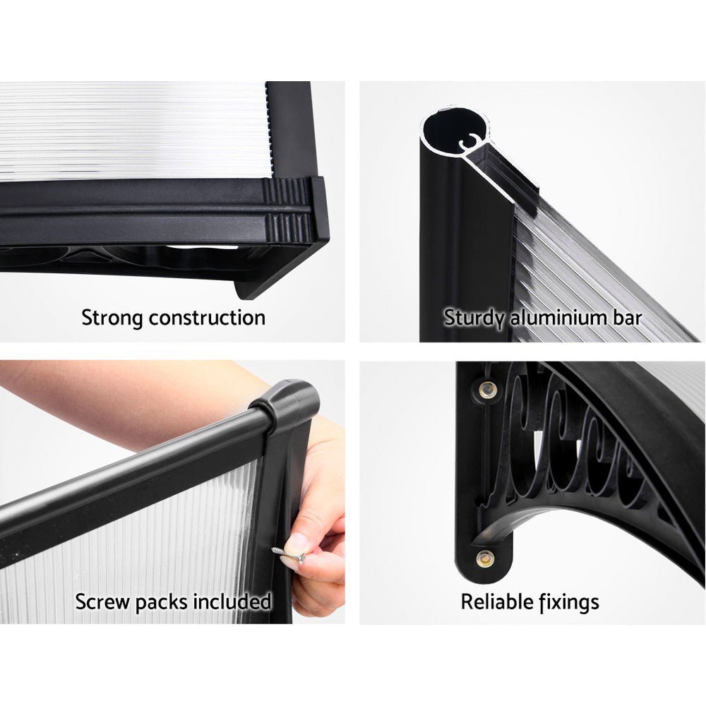 1X1.5M Window Door Awning Canopy Rain Cover Sun Shield - Direct On Sale