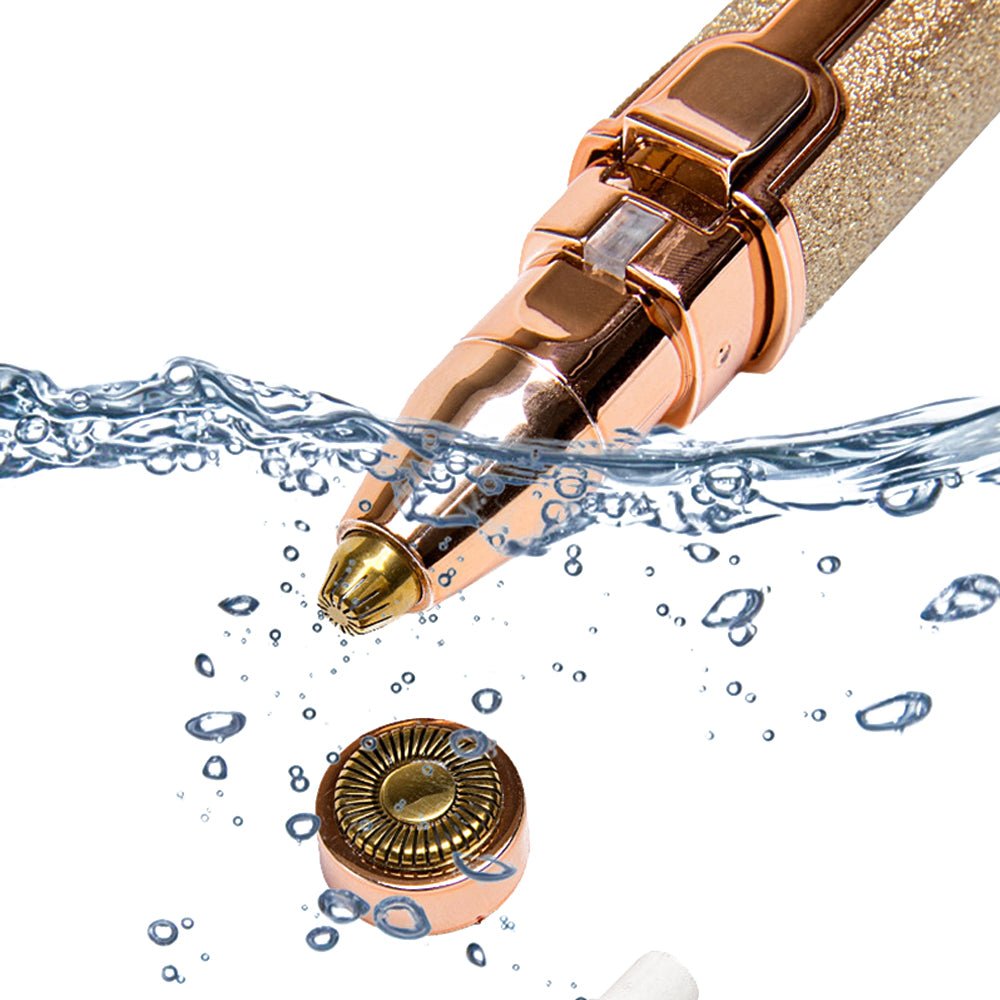 2 in 1 USB Charging Eyebrow Painless Facial Hair Trimmer - Direct On Sale