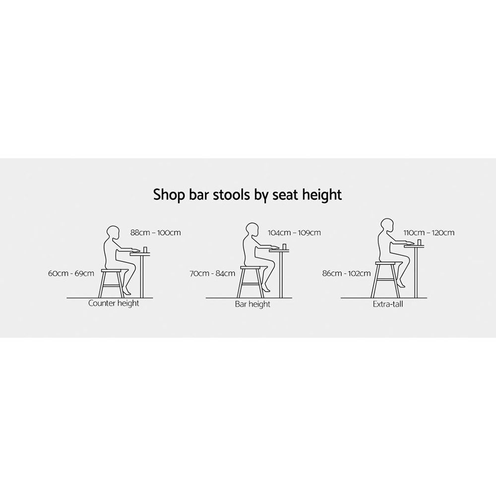 2 - Piece Outdoor Bar Stools Wicker Dining Chair Bistro Patio Balcony - Direct On Sale