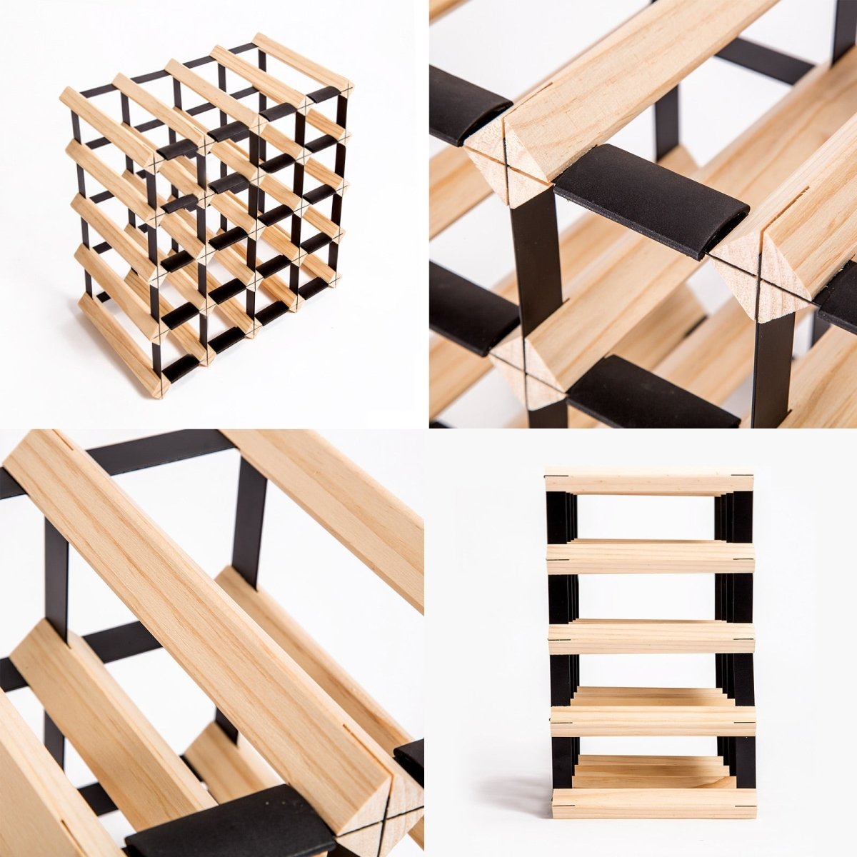 20 Bottle Timber Wine Rack Storage Cellar Organiser - Direct On Sale