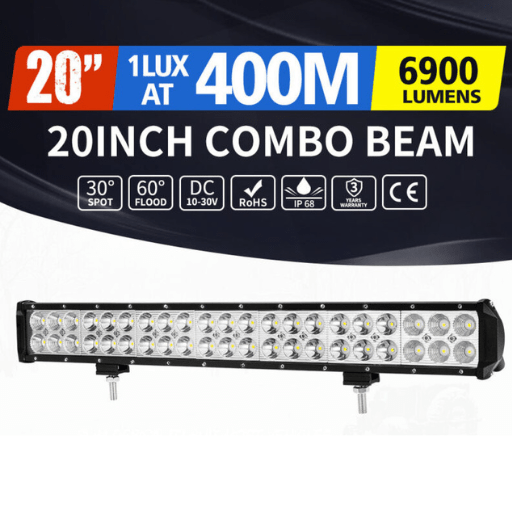 20" Osram LED Light Bar Slim Dual Row Flood Spot Combo 4X4 Offroad - Direct On Sale