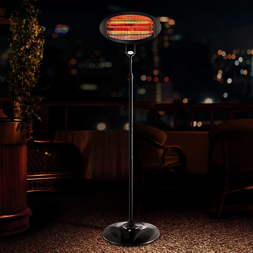 2000W Electric Portable Patio Strip Heater - Direct On Sale
