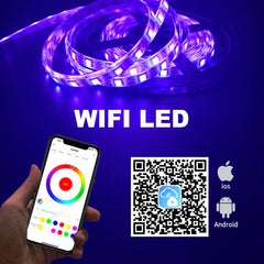 Wi-Fi Enabled Voice Control Smart LED RGB Strip Light 5m/10m APP Ready_6