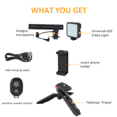 Mobile Phone Photography Video Shooting Kit with for Phones and Camera_9