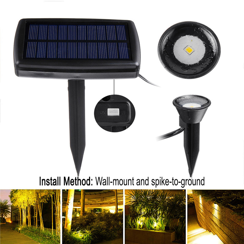 10 pcs Solar Powered Outdoor Spot Light Landscape Light Lamp_5