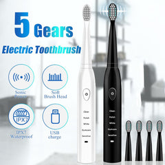 Ultrasonic Rechargeable Electronic Washable Toothbrush_16