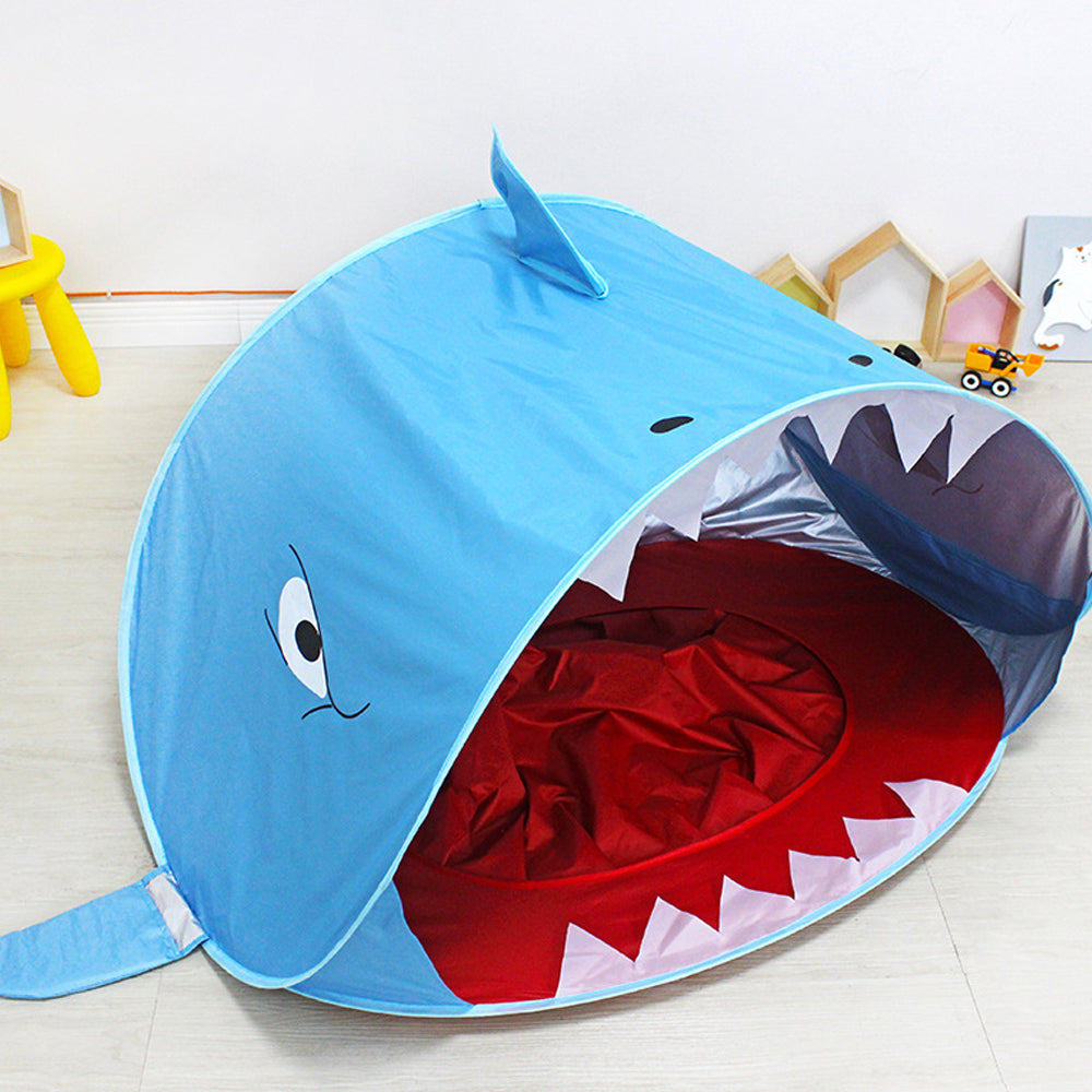 Baby Beach Shark Tent with Shallow Dipping Pool_2