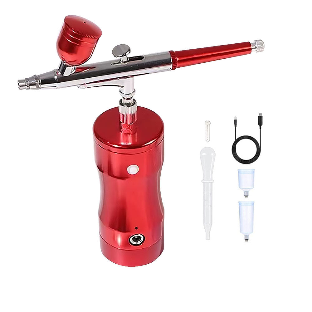 Portable Airbrush Kit Mini Cordless Airbrush Spray Gun with Compressor