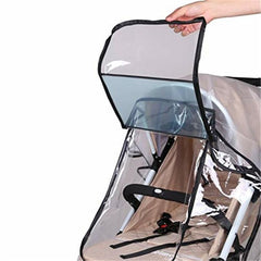 Travel Baby Stroller Rain Cover Weather Shield_2