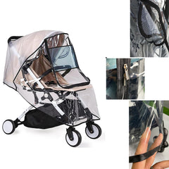 Travel Baby Stroller Rain Cover Weather Shield_5