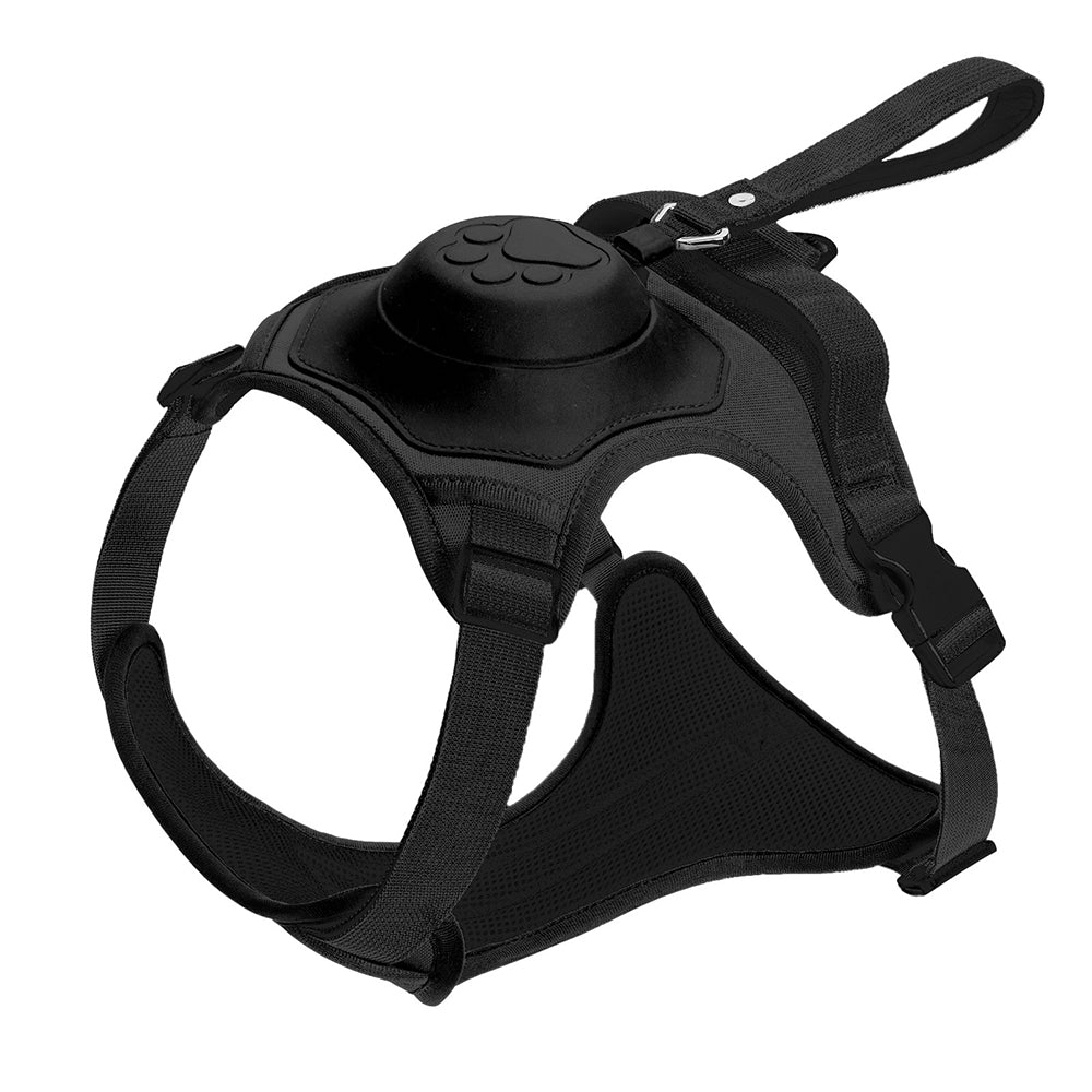 Ultimate 2-in-1 Reflective No-Pull Dog Harness with Retractable Leash and Control Handle_1