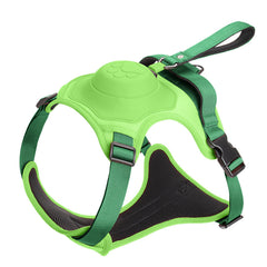 Ultimate 2-in-1 Reflective No-Pull Dog Harness with Retractable Leash and Control Handle_4