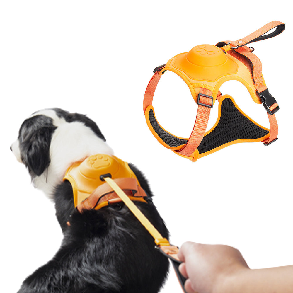 Ultimate 2-in-1 Reflective No-Pull Dog Harness with Retractable Leash and Control Handle_8