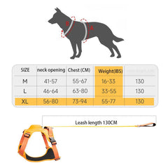 Ultimate 2-in-1 Reflective No-Pull Dog Harness with Retractable Leash and Control Handle_10