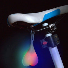 Silicone Heart Shape Cycling Lights for Bicycle LED Indicator Tail Lights_7