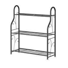GREENHAVEN 3 Tier Metal Plant Stand - Sturdy Display Rack for Indoor and Outdoor Use_2
