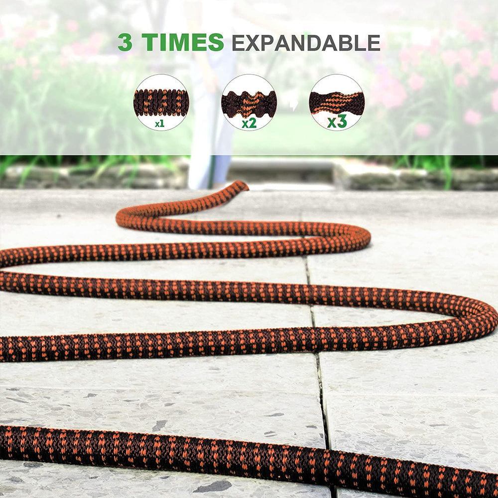 GREENHAVEN Expandable Garden Hose with 10 Spray Patterns Nozzle_2