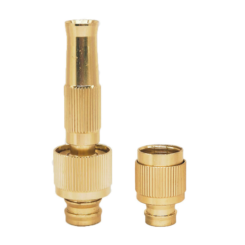 HighPressure Jet Spray Brass Booster Water Spray Nozzle and Connector