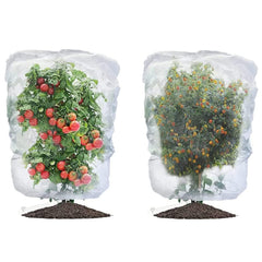 Reusable Plant Fruit Protect Drawstring Net Bag Mesh Insect Pest Barrier_12