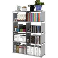 STORFEX 8-Grid Assembled Bookshelves Storage Rack_0