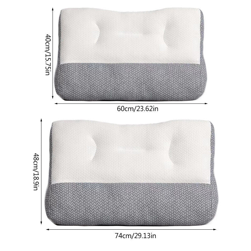 Ergonomic Designed Cervical Contour Orthopedic Neck Support Memory Foam Pillow_12