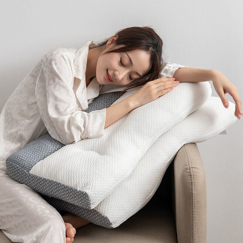 Ergonomic Designed Cervical Contour Orthopedic Neck Support Memory Foam Pillow_3