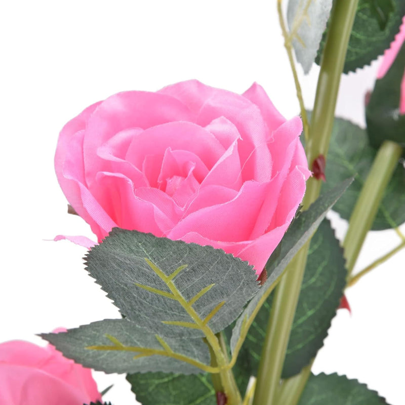 75cm Long Stemmed Garden Rose Decorative Outdoor Garden Flower Light- Solar Powered_9