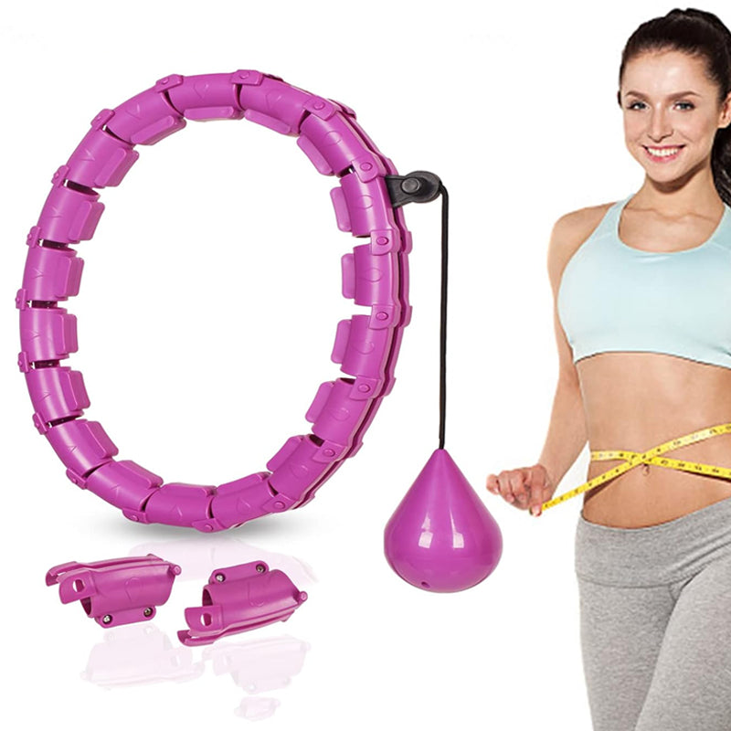 24 Section Adjustable Abdominal Weighted Hula Hoop - Available in 2 Colors_3