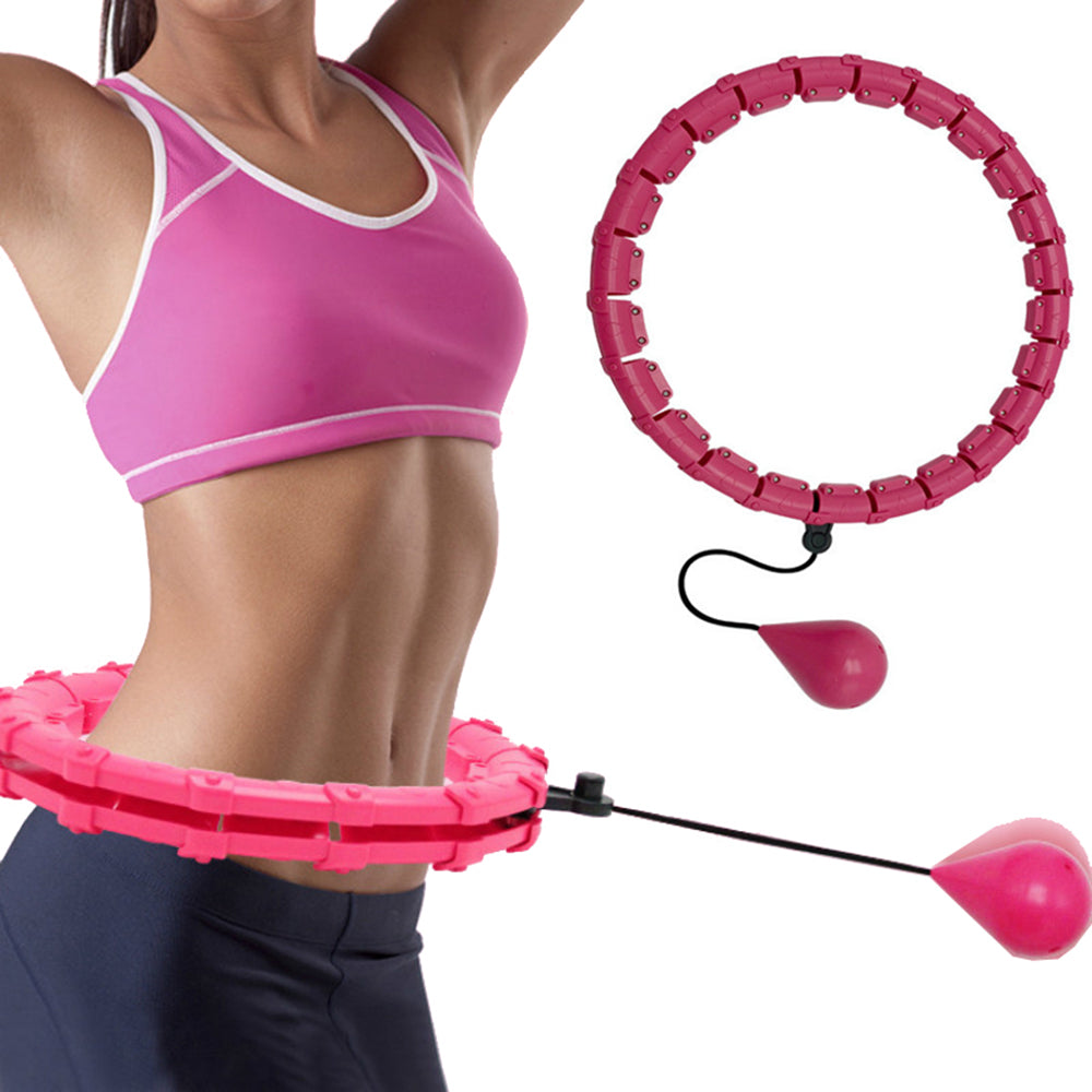 24 Section Adjustable Abdominal Weighted Hula Hoop - Available in 2 Colors_0