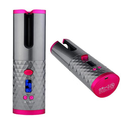 Portable Cordless Auto-Rotating Hair Curler - USB Rechargeable_0