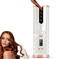 Portable Cordless Auto-Rotating Hair Curler - USB Rechargeable_1
