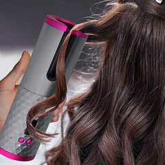 Portable Cordless Auto-Rotating Hair Curler - USB Rechargeable_3