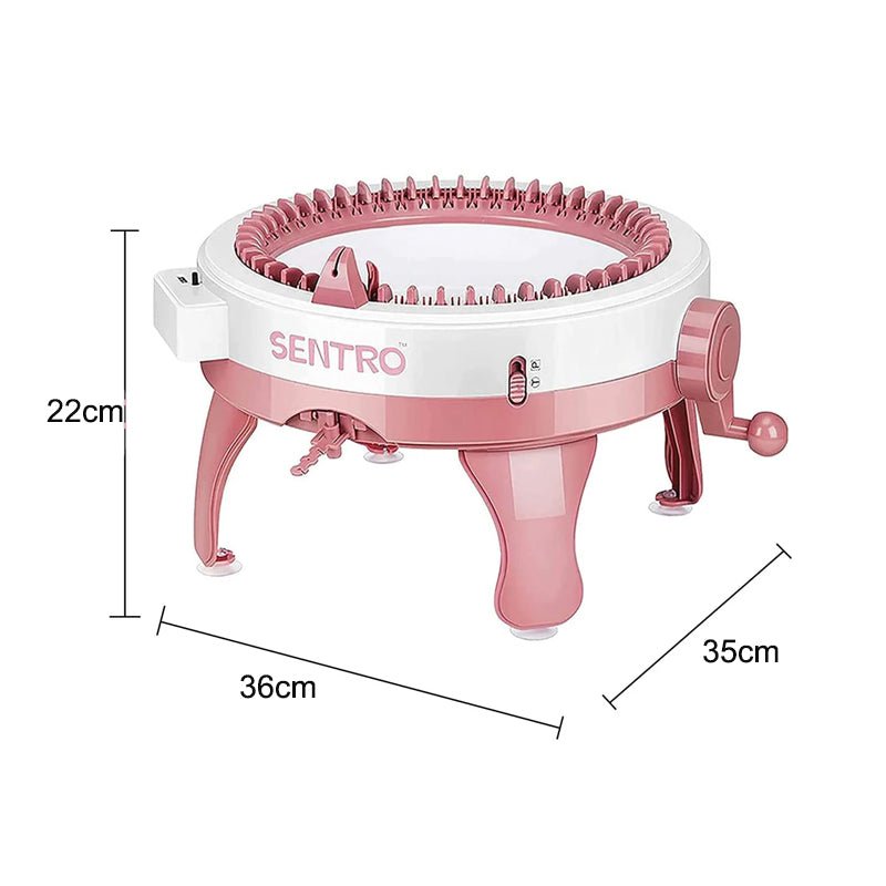 22/40 Needles DIY Knitting Machine Smart Weaving Knit Rotating Machine - Direct On Sale