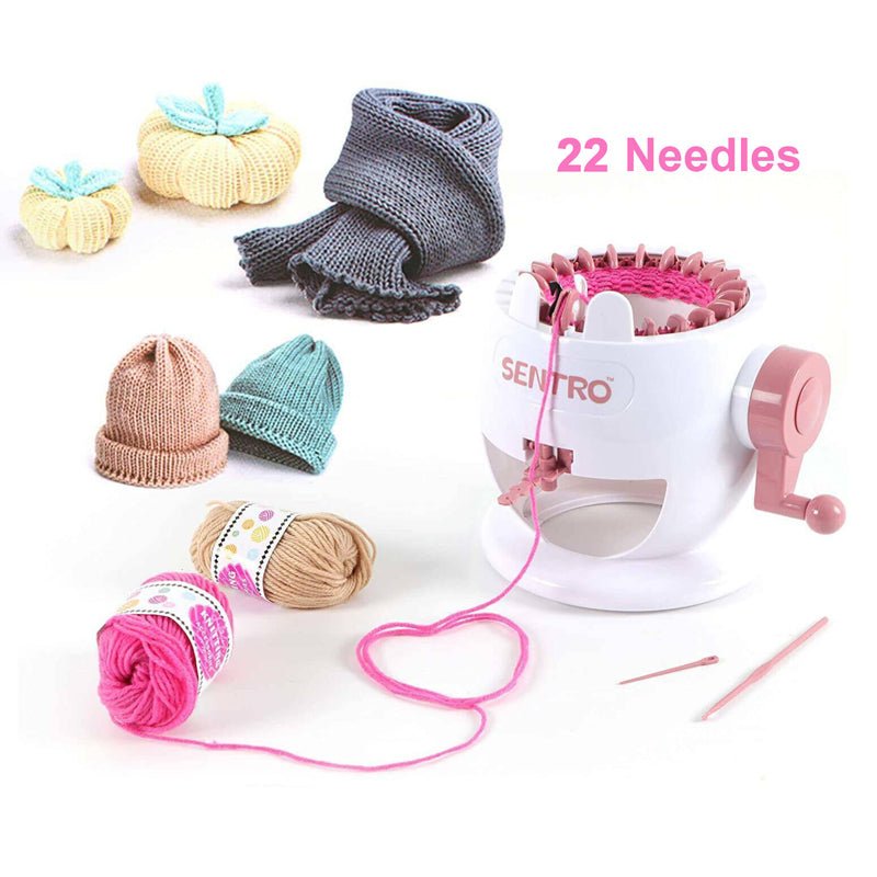 22/40 Needles DIY Knitting Machine Smart Weaving Knit Rotating Machine - Direct On Sale