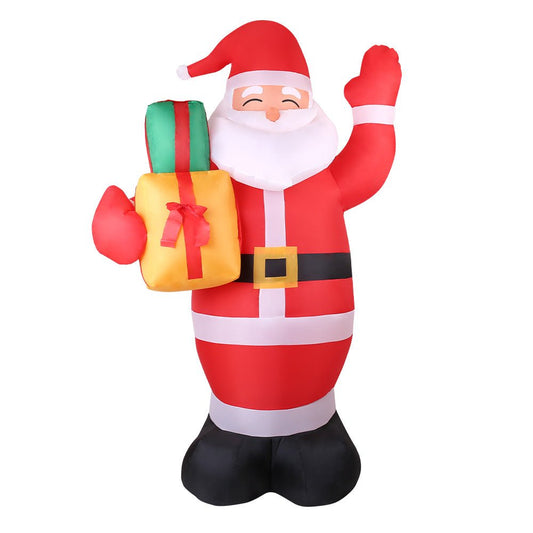 2.4M Christmas Inflatables Santa Xmas Light Decor LED Airpower - Direct On Sale