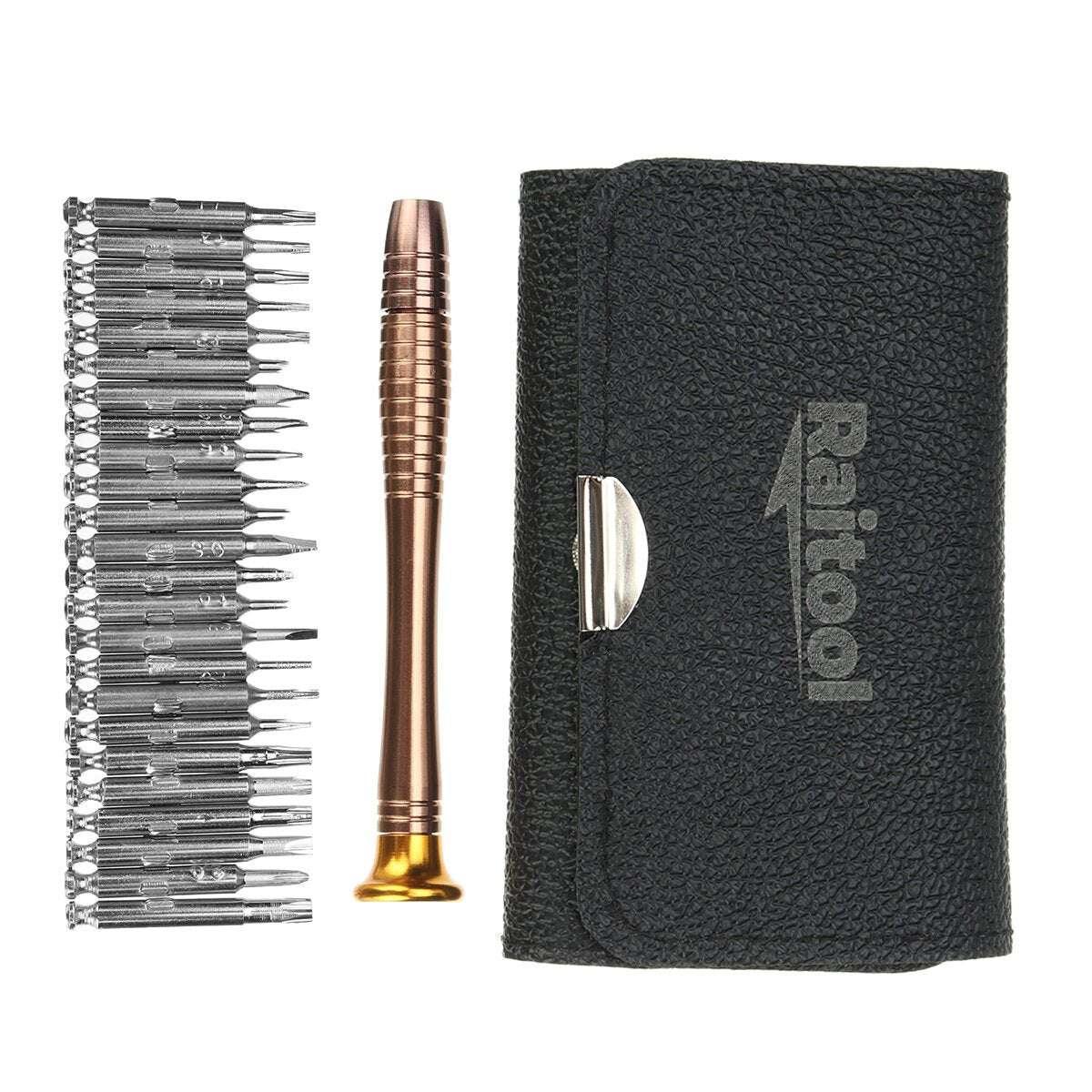 25 in 1 Multi - purpose Precision Screwdriver Wallet Set Repairtools - Direct On Sale