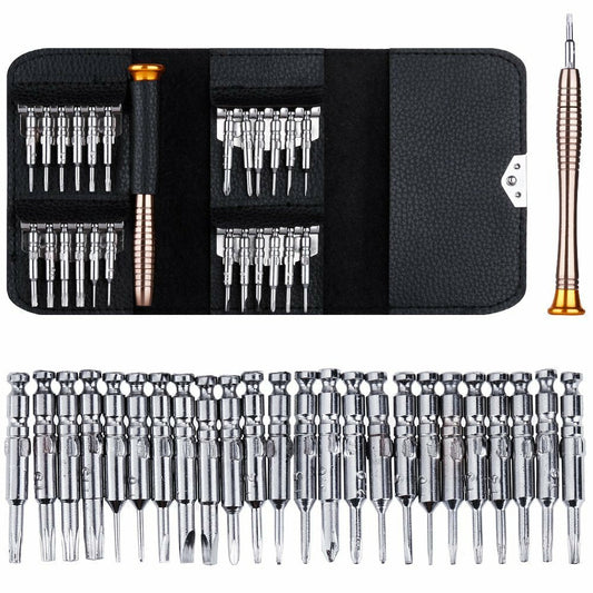 25 in 1 Multi - purpose Precision Screwdriver Wallet Set Repairtools - Direct On Sale