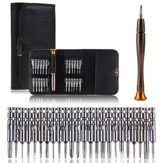 25 in 1 Multi - purpose Precision Screwdriver Wallet Set Repairtools - Direct On Sale