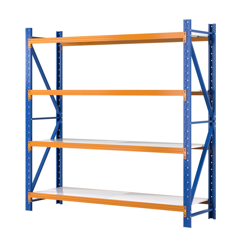 2Mx2M Heavy - Duty Garage Rack Adjustable Steel Shelving, 800kg Load Capacity - Direct On Sale