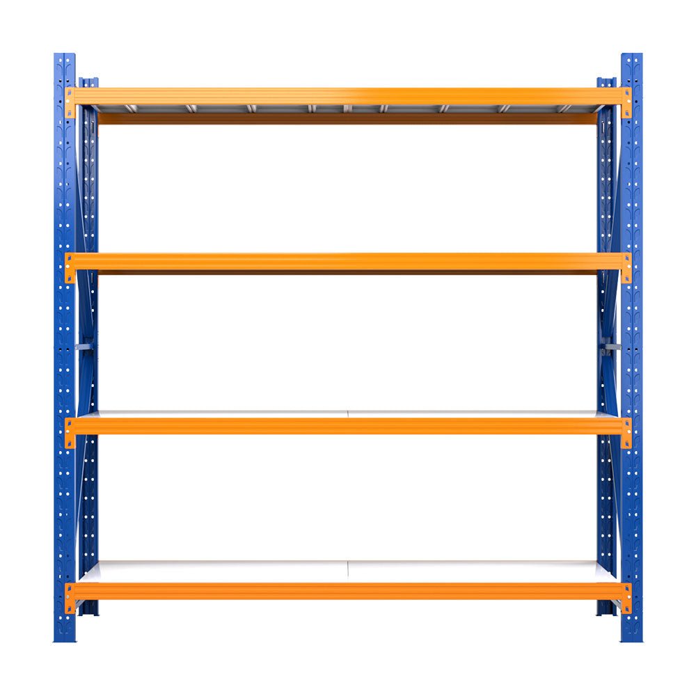2Mx2M Heavy - Duty Garage Rack Adjustable Steel Shelving, 800kg Load Capacity - Direct On Sale