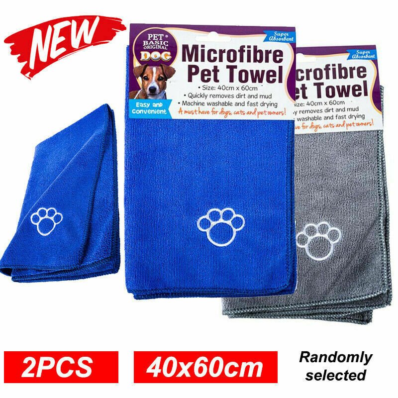 2Pcs Microfiber Super Absorbent Pet Towel - Direct On Sale