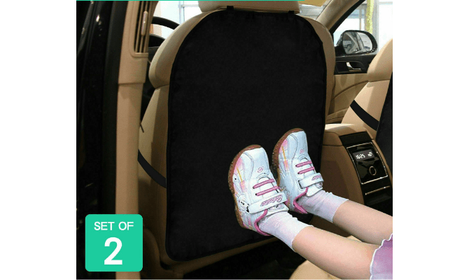 2x Car Back Seat Protectors Covers Travel Auto Kid - Direct On Sale