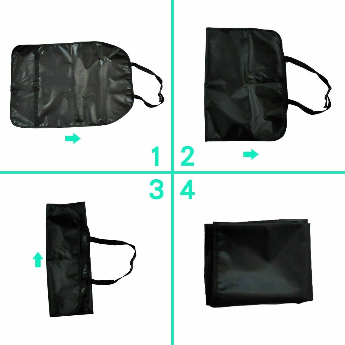 2x Car Back Seat Protectors Covers Travel Auto Kid - Direct On Sale