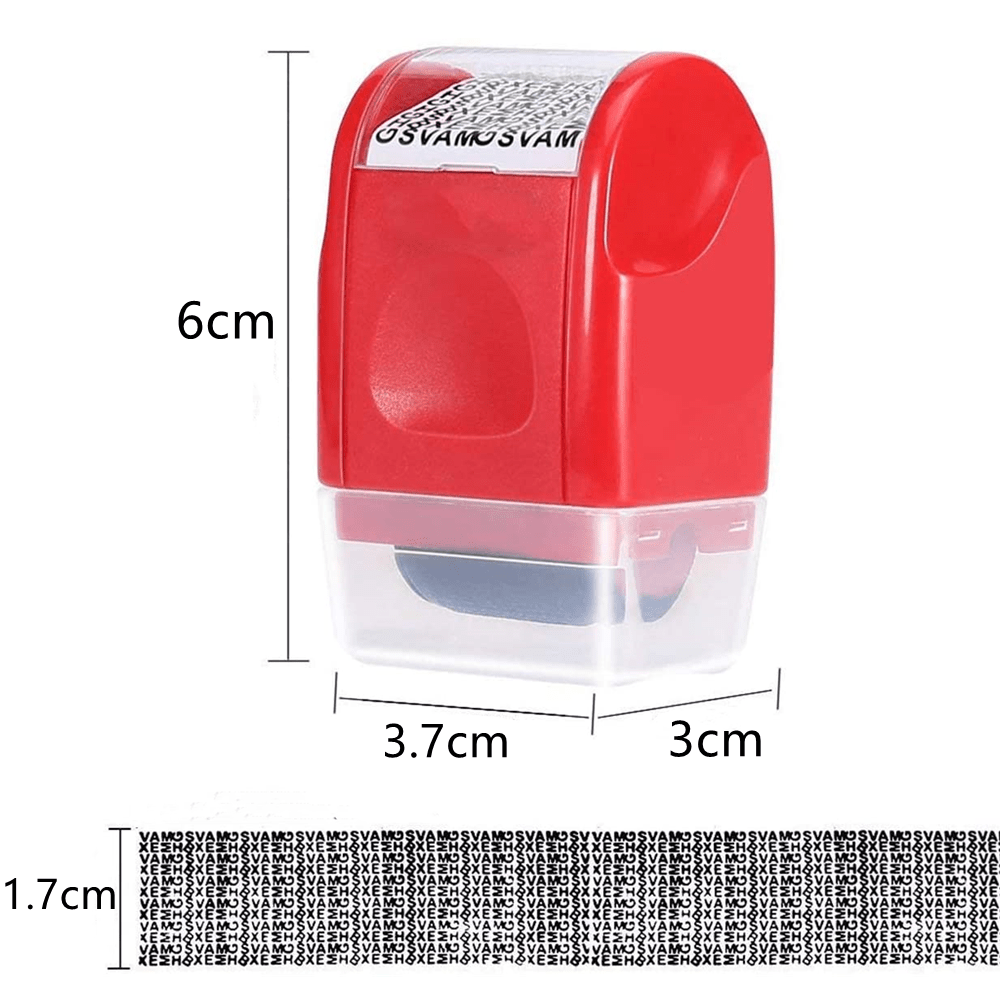 2x Confidential Privacy Data Protection Stamp Roller - Direct On Sale