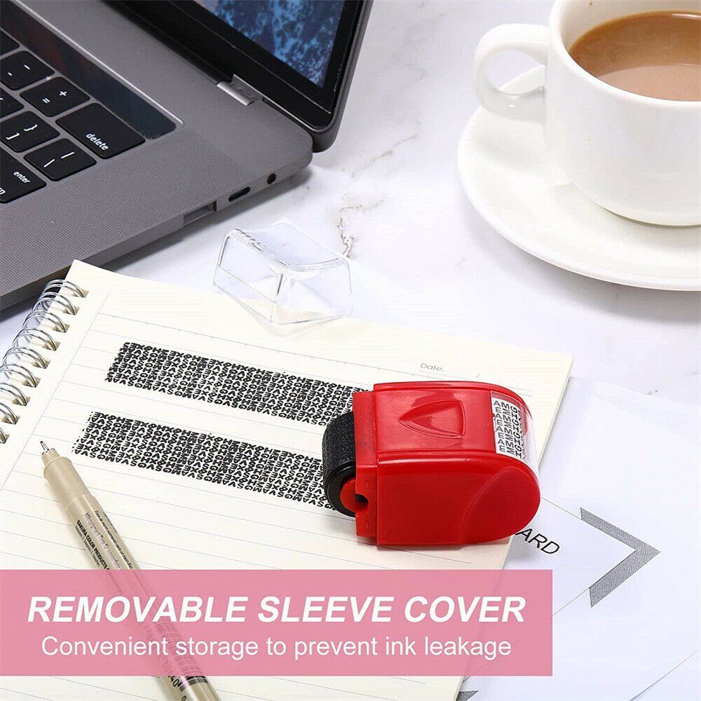 2x Confidential Privacy Data Protection Stamp Roller - Direct On Sale