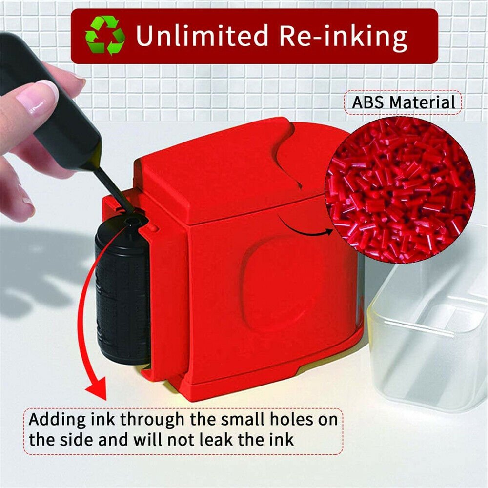 2x Confidential Privacy Data Protection Stamp Roller - Direct On Sale